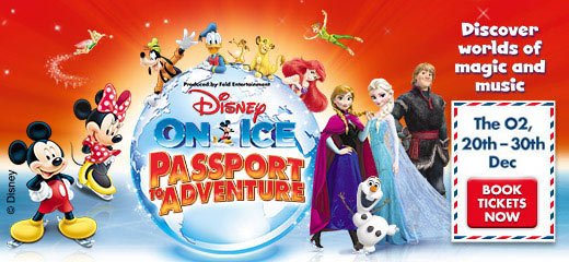 Disney On Ice presents Passport To Adventure - London O2 Arena