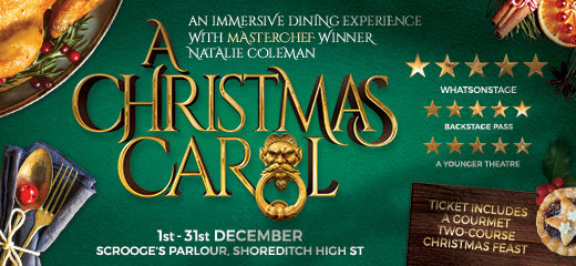 A Christmas Carol at Scrooge's Parlour + 2 Course Christmas Feast