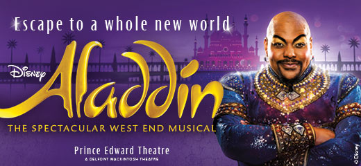 Aladdin + 2 Course Pre-Theatre Meal at Balthazar